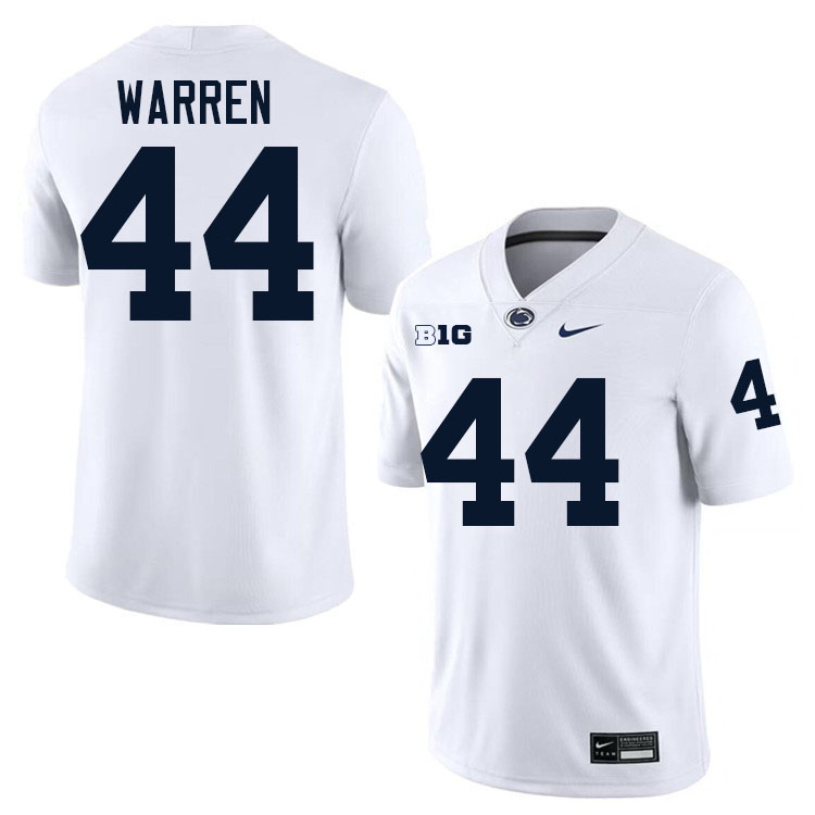 Tyler Warren Penn State Jersey,PSU Nittany Lions #44 Tyler Warren Football Uniforms-White